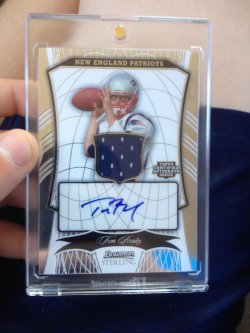 2009 Bowman Bowman Sterling Tom Brady 2009 Bowman Sterling jersey auto