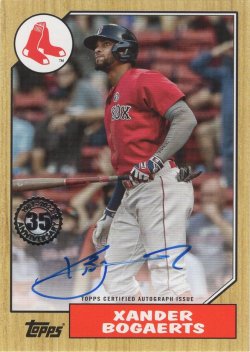    Xander Bogaerts 2022 Topps 35th Anniversary Autographs