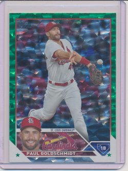    Paul Goldschmidt 2023 Topps Green Foil /499