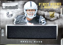 2014 Panini Playbook Khalil Mack 1st Round Edition Rookie Jersey