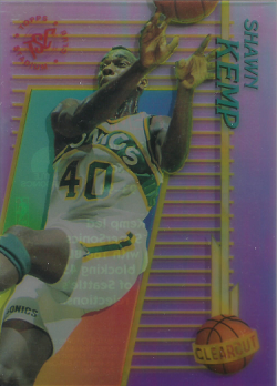 1994 Topps Stadium Club Shawn Kemp Clear Cut
