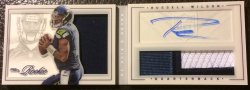 2 Panini Playbook Silver Russell Wilson