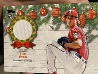 2022 Topps holiday relic joe ryan