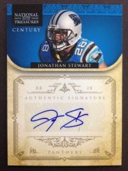2011  National Treasures Jonathan Stewart Auto 1/1