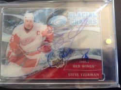2009 Upper Deck Ice  Glacial graphs 