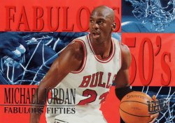 1995 Fleer Ultra Michael Jordan Fabulous Fifties Insert