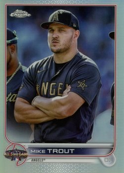 2022 Topps Update Chrome 22 All Star Game Mike Trout