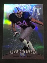 1998 Topps Finest No-Protectors Refractors #142 Charles Woodson