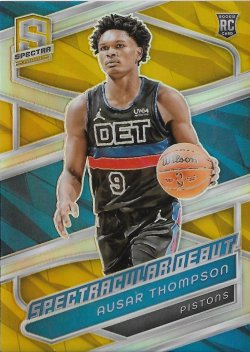 2023-24 Panini Spectra Spectracular Debut Gold Ausar Thompson #ed 5/10
