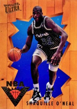 1993-94 Fleer Ultra Basketball All Rookie 1st Team Shaquille ONeal