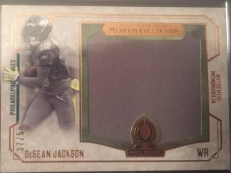 2014 Topps Museum Collection DeSean Jackson Bronze Jumbo Pro Bowl Relic 37/50