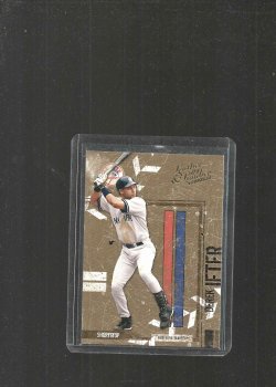 2004 Donruss DONRUSS LEATHER&LUMBER DEREK JETER LEATHER&LUMBER BASE CARD