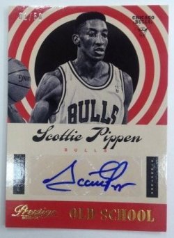 2013 Panini Prestige Scottie Pippen Old School Auto 1/50