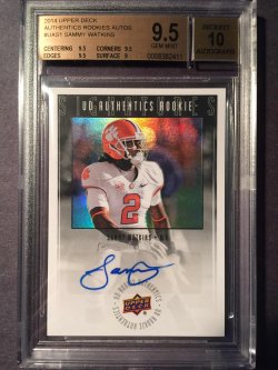 2014 Upper Deck Football Sammy Watkins "UD Authentics Rookie Auto."