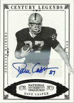 2012 Panini National Treasures Century Legends Dave Casper