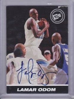 1999 Press Pass Authentics Lamar Odom Signature Edition