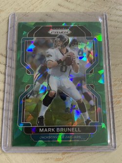 2021 Panini Prizm Cracked Green Ice Brunell