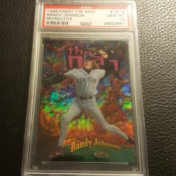 1998 Topps Finest The Man Refractors Randy Johnson