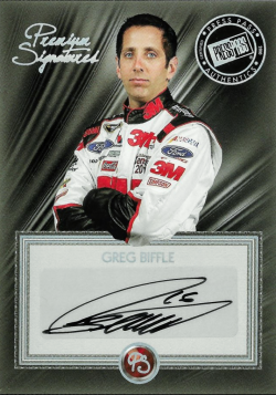 2010 Press Pass Premium Racing Greg Biffle