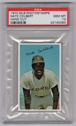 1970  MLB Photostamps Nate Colbert