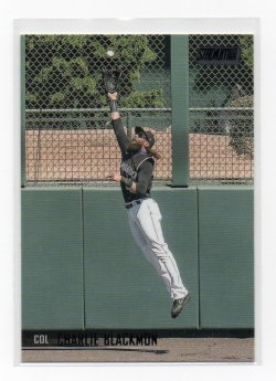 2021 Topps Stadium Club Black Foil Charlie Blackmon