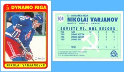 1990-91 O-Pee-Chee  Nikolai Varyanov