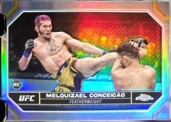 2024 Topps Chrome UFC Melquizael Conceição Rookie Silver Refractor