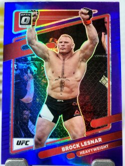 2022 Panini Optic Brock Lesnar Purple Prizm