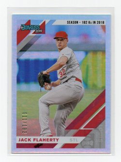 2019 Panini Donruss Season Stat Line Jack Flaherty