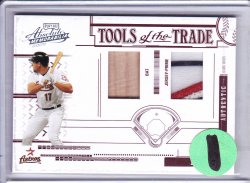 2005 Playoff Absolute Memorabilia Tools of the Trade Swatch Double Prime Lance Berkman