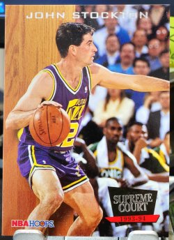 1993-94 Skybox NBA Hoops John Stockton Supreme Court