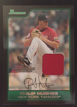 2006 Bowman Draft Futures Game Prospects Relics Phil Hughes Jersey