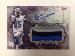 2014  Topps Inception Eric Ebron Patch Auto /25
