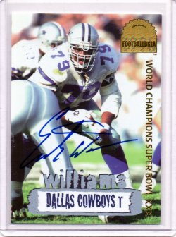 1996 Collectors Edge Cowboybilia Erik Williams Auto
