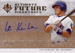 2007 Ultimate Collection Ultimate Future Signatures Ian Kinsler