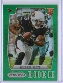 2012 Panini Prizm Michael Floyd Green Prizm
