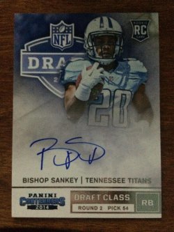 2014 Panini Contenders Bishop Sankey Autograph RC
