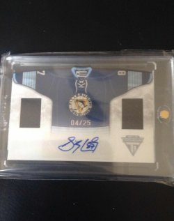 2012 Panini Titanium Sidney Crosby winter classic sweater 