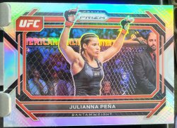 2023 Panini Prizm UFC Julianna Pena Silver Prizms