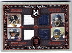 2015 Topps Museum Collection Chicago Bears Quad Relic