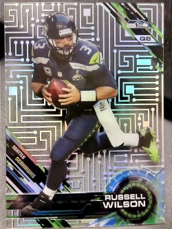 2015 Topps High Tek Russell Wilson Circuit Board Diffractor