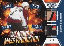 2021/22 Leaf Lumber Weapons of Mass Production Navy Blue Selanne