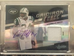 2011 Panini Absolute Memorabilia Darrelle Revis Gridiron Force Auto Patch