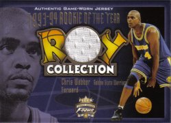 2001-02 Fleer Focus ROY Collection Jerseys Chris Webber
