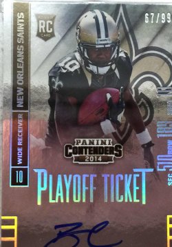 2014  Playoff Contenders Brandin Cooks Playoff Ticket