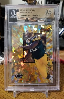 1998 Bowman Bowmans Best Atomic Refractor Reggie White