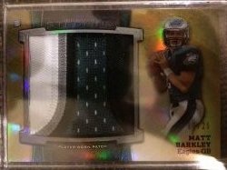 2013 Bowman Sterling Jumbo Patch Gold Matt Barkley