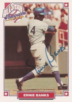 1993  Nabisco All-Star Autographs Ernie Banks